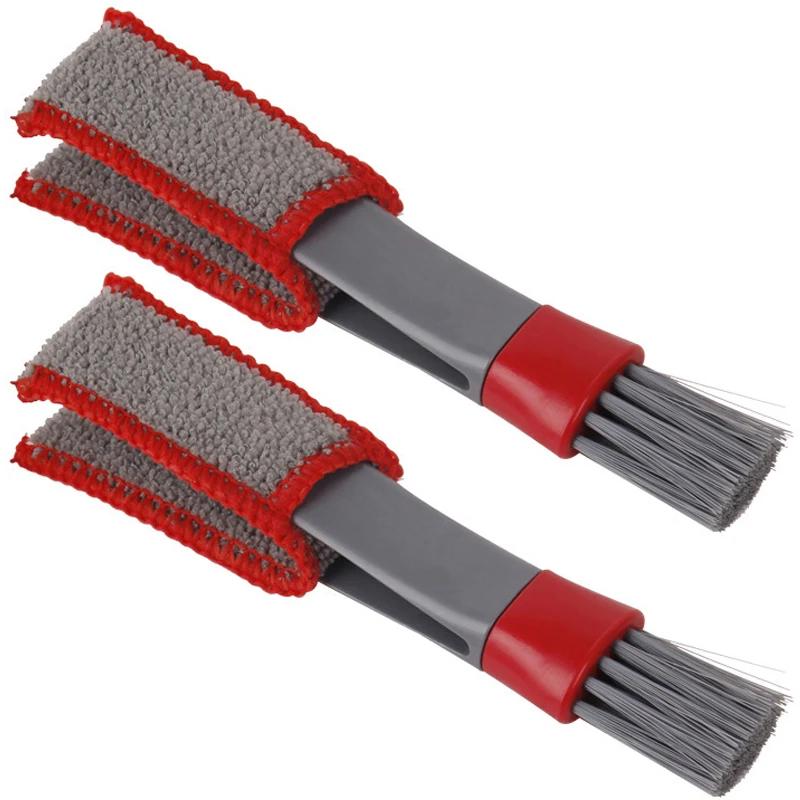 Car Air Conditioner Vent Brush Microfibre Car Grille Cleaner Auto Detailing Blinds Duster Car Cleaning Brush Interior Accessorie