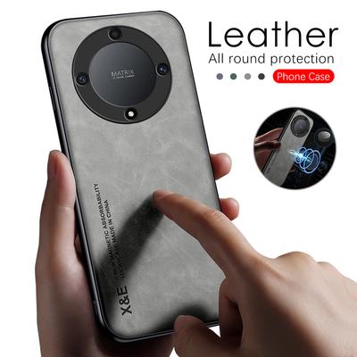 Magnetische Lederhülle für Honor X9a Honer X 9A x9 9 A HonorX9a 5G Hülle weicher Rahmen Schutz Bumper Rückseite Coque 6,67 Zoll
