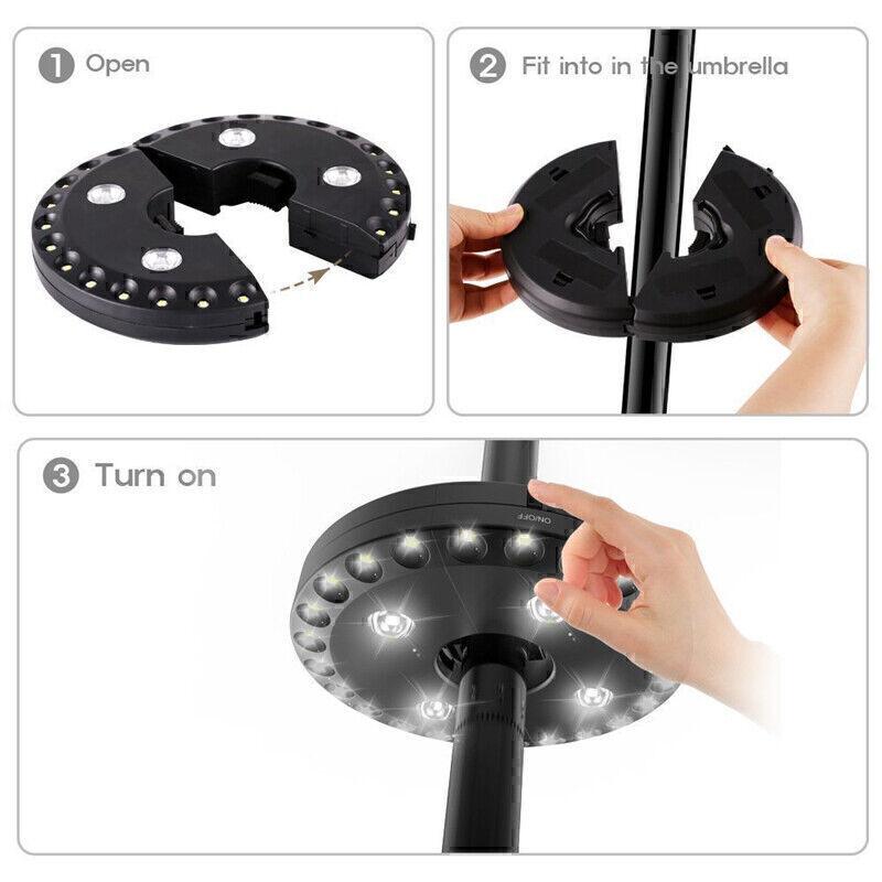 LED Parasol Lamp Parasol Lighting Parasol Light Garden Parasol Lamp