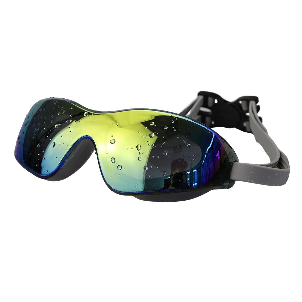 Fashion Swimming Goggles, Adjustable Buckle Anti-fog Transparent Lens Lens, Male Men and Women