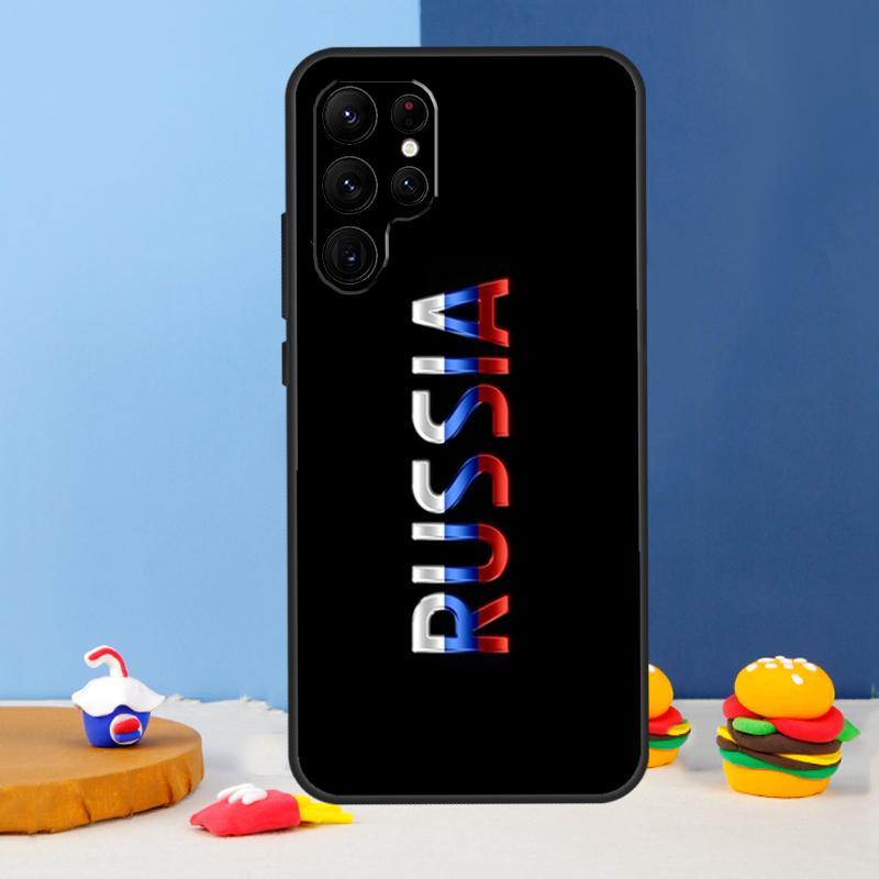 Russian Flag Phone Case For Samsung Galaxy S25 Ultra S9 S10 S20 S21 S22 Plus S23 FE S24 Ultra Cover Coque