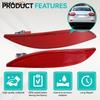 For Renault Megane Mk3 Rear Bumper Reflector Lamp Light Strip Left + Right Side Pair 265650004R 265600004R