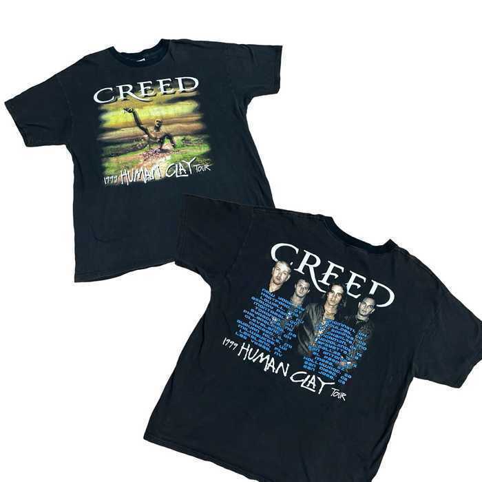 CREED 1999 Human Clay Тур Группы Дата Футболка Унисекс S-5XL Мужчины Женщины AC1473 Унисекс Футболка XL