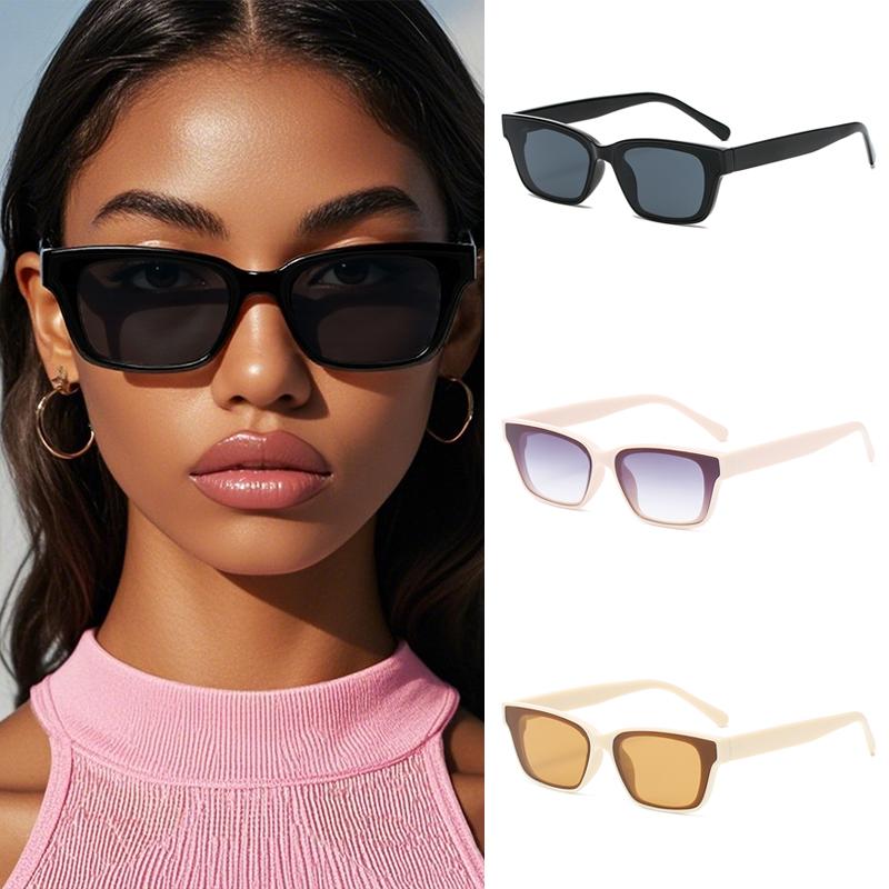 1/3Pcs Set Fashion Cat Eye Sunglasses Women Retro Minimalist Design Outdoor Sports Anti Uv Leopard Female Sun Glasses Uv400