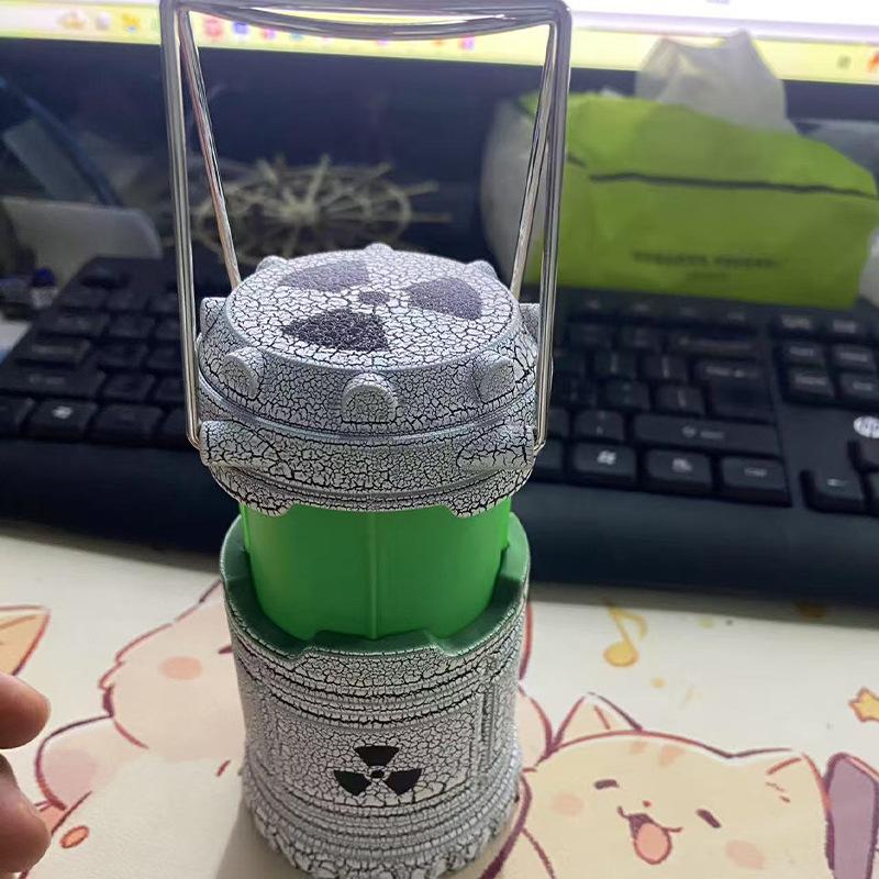 Nuclear Reactor Lantern Mini Handheld Toy Doomsday Simulation Illuminator Halloween Camping Light Party Prop