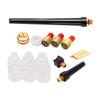 Kit accesorii torță de sudură consumabile din alamă duză cupă de sticlă 2 mm pentru WP920