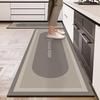 Non-Slip Diatomaceous Earth Kitchen Mat Set - Dirt-Resistant, Easy-Care, Absorbent, Two-Piece Foot Pad Carpet
