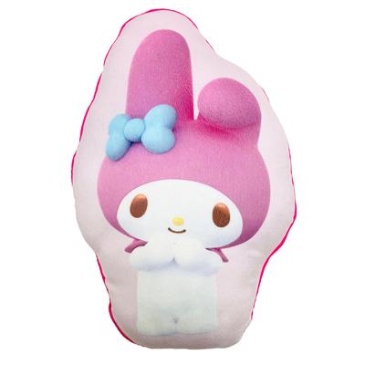 MORIPiLO Sanrio Charaktere My Melody Körperkissen (Gestanztes Kissen) Hautfreundliches Mikrofasergewebe Plüschtier Nickerchenkissen 30x40x10cm Rosa von Morishita Makura