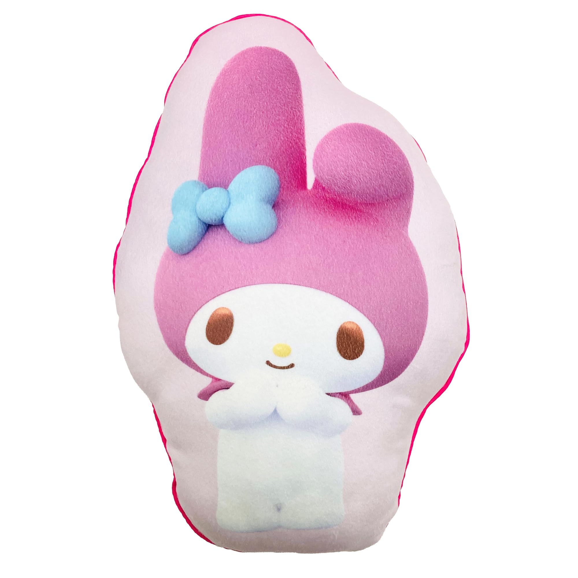 

MORIPiLO Sanrio Characters My Melody Body Pillow (Die-Cut Cushion) Skin-Friendly Micro Fabric Plush Toy Nap Pillow 30x40x10cm Pink by Morishita Makura