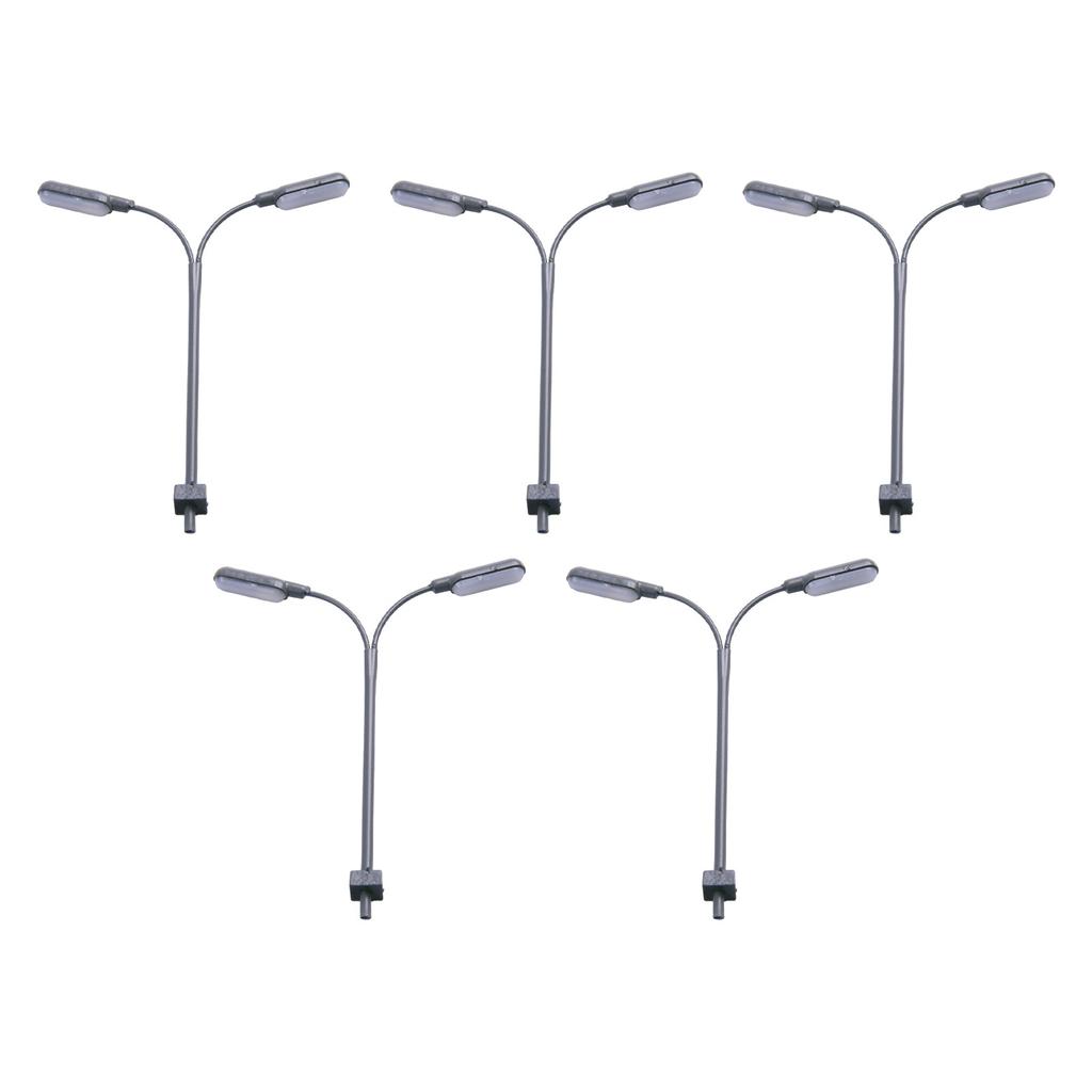 Innovative Lighting Solution Featuring Five LEDs Styled As Miniature Streetlamps Tailored To Fit Into Any Model Platform Setup