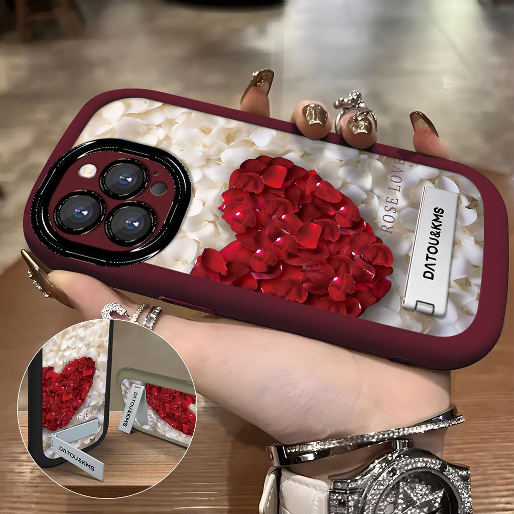 Applicable To Apple 16 Mobile Phone Case Love Petal IPhone 15 Women's Apple 14 Promax Sense Apple 13