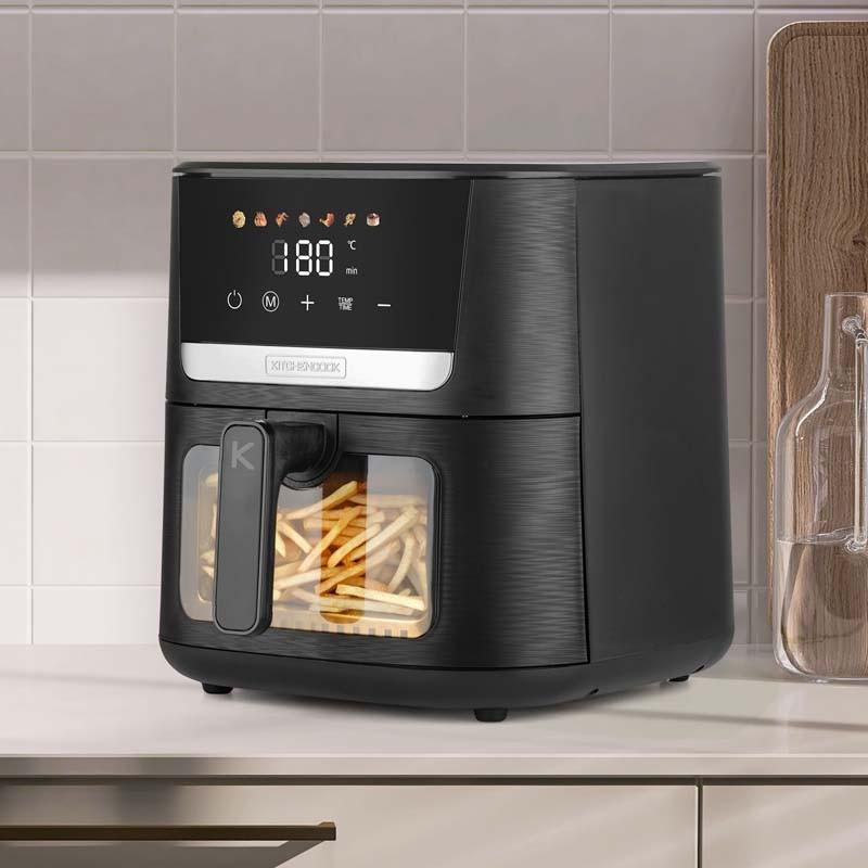 Kitchencook - Airmed 7w - Friteuse à Air 7l Avec Fenêtre - 7 Programmes - 1600w