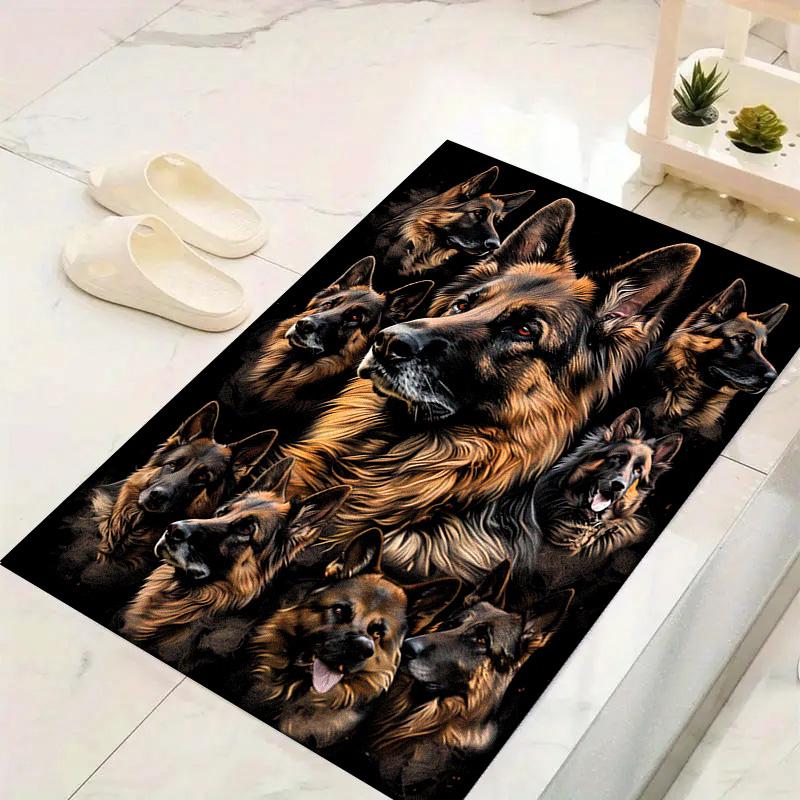 Bishons Corgi Carpet Rug for Living Room Bedroom Home Sofa Decoration,Kids Play Non-slip Floor Mat