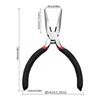 Lightweight and Flexible 5 inch Spring Loaded Needle Nose Pliers for Automotive Maintenance