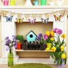 Wooden Butterfly Decorations, 8-Piece Set, Handcrafted, Hollow, Unfinished Graffiti DIY Crafts, 8 Artistic Styles, Hanging Paint