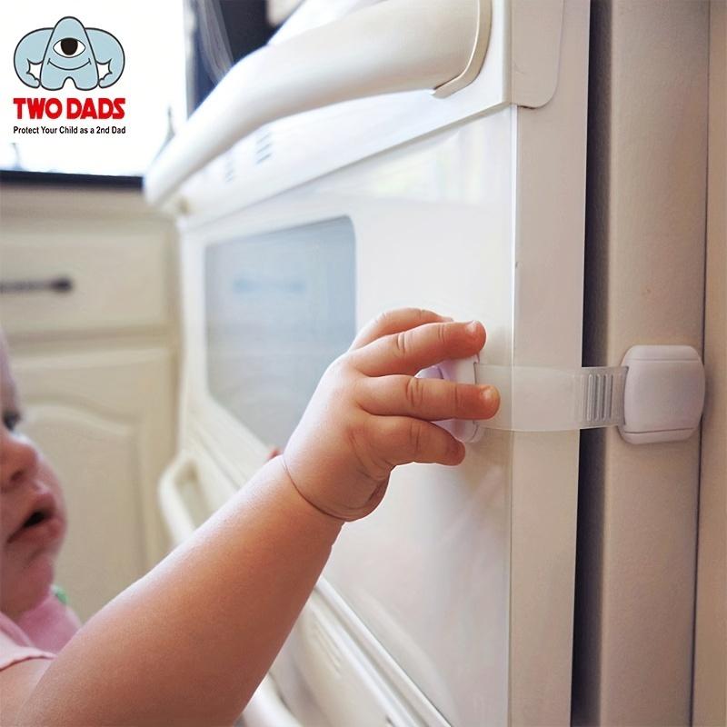 5pcs Children's Safety Lock Baby Drawer Lock Protection Cabinet Anti-Clip Refrigerator Plastic Lock Buckle Protect Children's Safety Door Lock