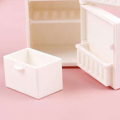 Puppenhaus Miniatur Bank Kühlschrank Spielzeug Küche Wohnmöbel Dekoration