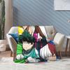 My Hero Academia Klasse 1-A Decke Flanell Winter MHA Anime Multifunktionale Superweiche Überwurfdecken für Couch