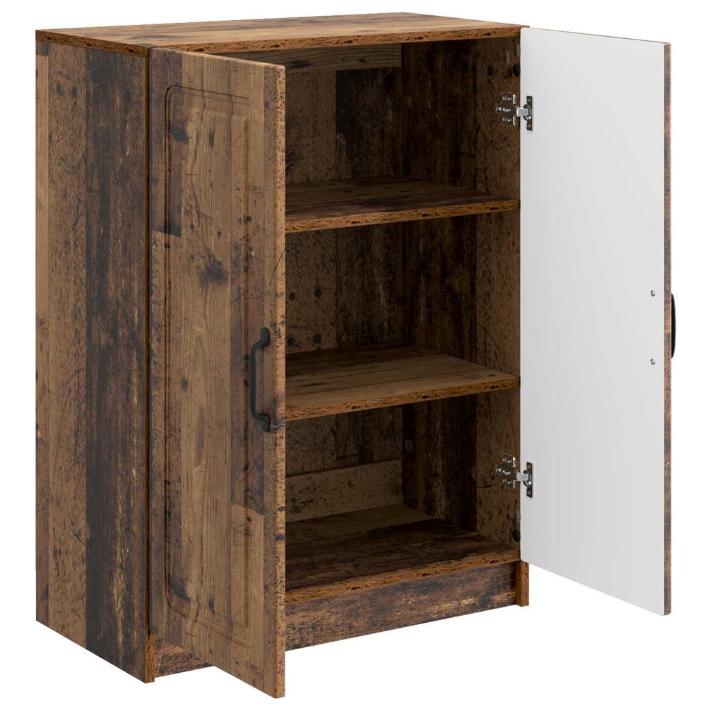 Sideboard made of reclaimed wood 66 x 34.5 x 87 cm engineered wood