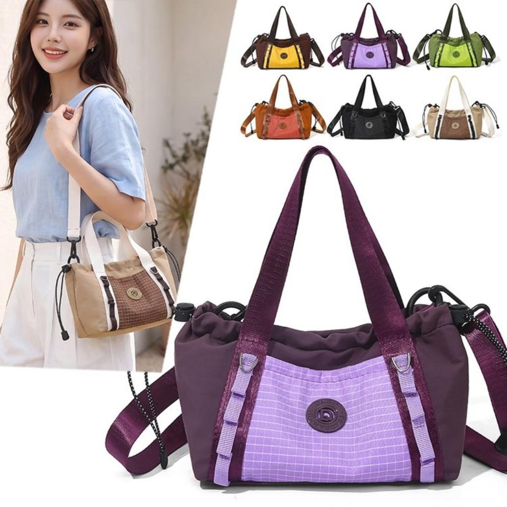 Tote Bag Women Oxford Multi Compartment Handheld Crossbody Daily