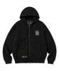 Brownbreath Bb Twill Washed Hood Zip Up - Black