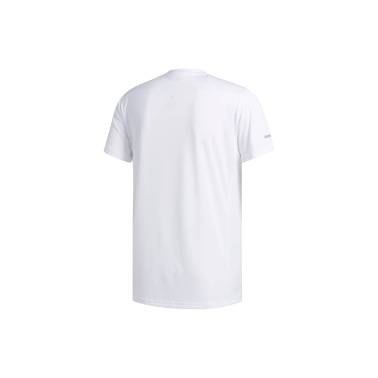 Adidas T Shirts Men's White Crew Neck Moderate ED9292