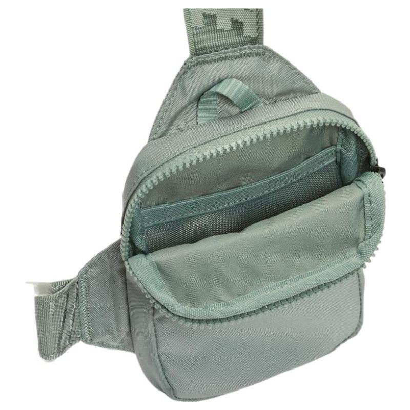 Nike Materiałowa torba crossbody, nerka, torba sling unisex dymnoszara jadeitowa casualowa CV1064-357