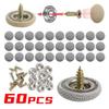 All Car Roof Fixing Buckle Screw Kit Fastener Auto Interior Ceiling Cloth Shedding Repair Rivet Cars Accessories(60pcs-Beige)