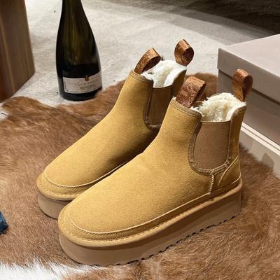 Fashion Luxury Brand Women Shoe Snow Boots Winter Plus Velvet Warm Cotton Shoes Women Ankle Boots Outdoor Short Boot Botas Mujer Botines