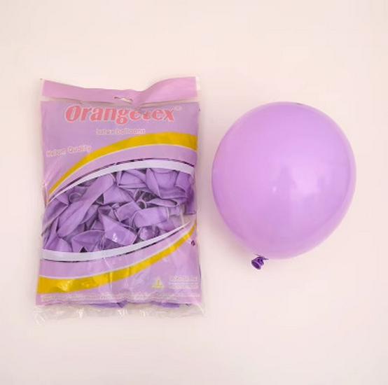 O Brand 5 Matte Macaron Round Balloons for Parties & Weddings
