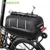 NEWBOLER Brompton Hinterradtasche 10L Große Kapazität Wasserdicht Fahrradtasche Fahrradgepäck Geeignet für Brompton Falträder