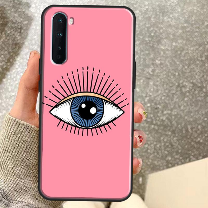 Eye Illustration Case For OnePlus 15R 13R 13T 12R 10T 15 13 12 11 10 9 Pro Nord 5 CE 4 3 2 Lite N20 N30 Coque
