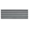 Tôle en acier galvanisé - VIDAXL - 12 pièces - Gris - L129 x l45 cm - E: 0,25 mm