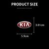 Car Metal Emblem Wiper Stickers Reflective Decor Decals For Kia Cerato