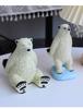 Creative Resin Polar Bear Phone and Tablet Stand Holder Craft