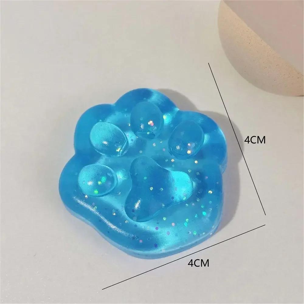 Sticky Cute Cat Cheese Bread Pinch  Pressure Relief Soft Fingertip  Relieving Squeeze Decompression Slow Rebound