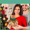 Gingerbread Man House Pattern Paper Money Box Christmas Theme Party Props Decor