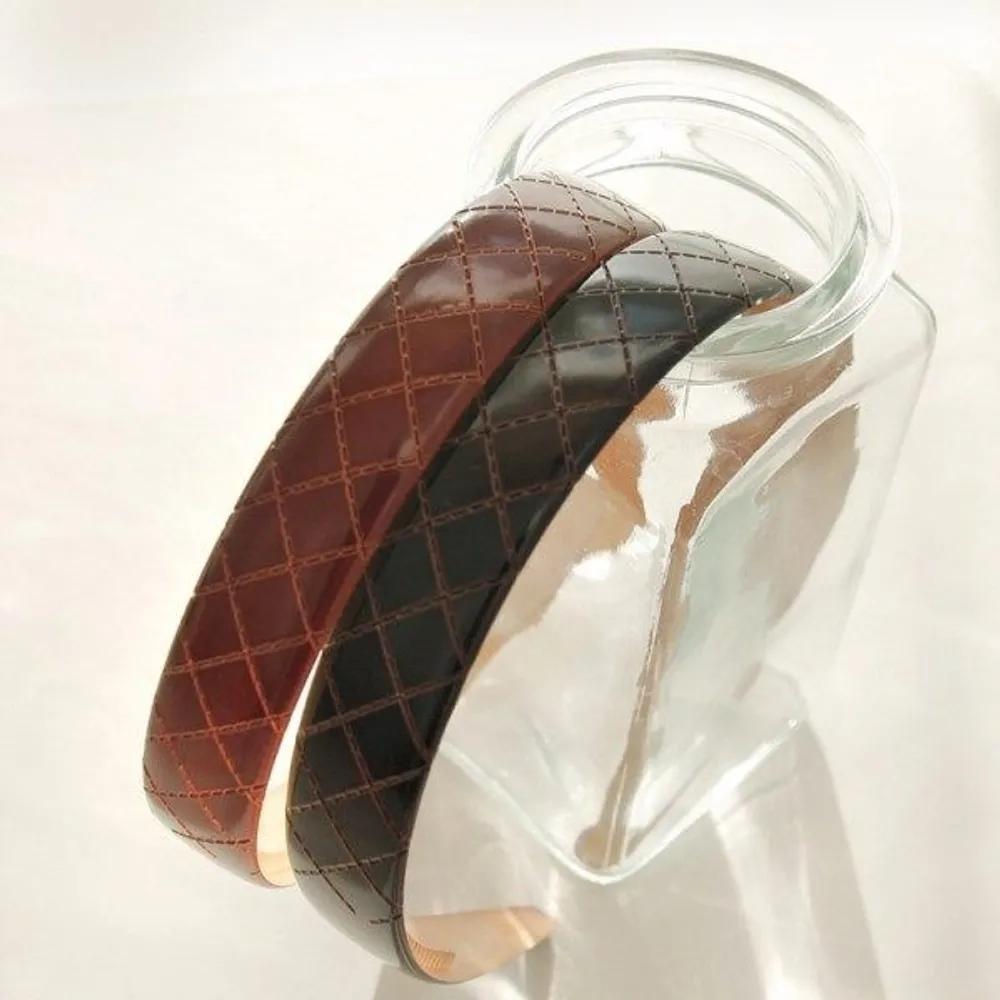 bydaisy Italian Quilted Hairband Bh0790 brown