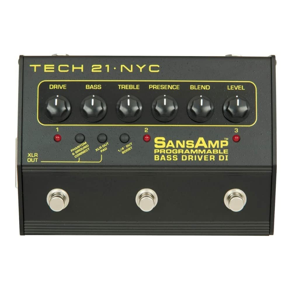 

TECH21 SANSAMP 3ch programmable DI box for bass PROGRAMMABLE BASS DRIVER DI []