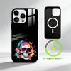 C-Cool Colorful Graffitiy Phone Case For iPhone 17 16 15 14 13 12 Pro Max Plus for Mirror Wireless Magnetic Cover