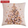 1PC Nuan Series Christmas Pillowcase Hand Drawn Christmas Tree Cluster Printed Cushion Cover for Sofa Living Room Bedroom Home Decor Party Decor