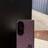 Funda con cordón de cuero brillante para Z Flip7: A Prueba de Caídas, Moderno y Protector