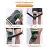 Compression strap wrapped knee pads for basketball, running, fitness, cycling, knitted sports, compression and breathability
