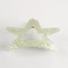 Hair Claw Hollow Five-Pointed Star Shape Hair Clip Medium Size Back Head Shark Hair Claw Anti-slip Teeth Strong Grip Hair
