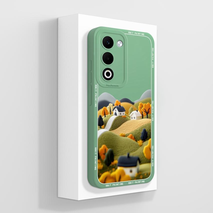 For Oppo A5 A5x A3x Realme C71 C75 Luxury Shockproof Phone Covers Cute Cartoon Cat Pattern Liquid Silicone Anti Slip Protective Shell For Oppo Housing