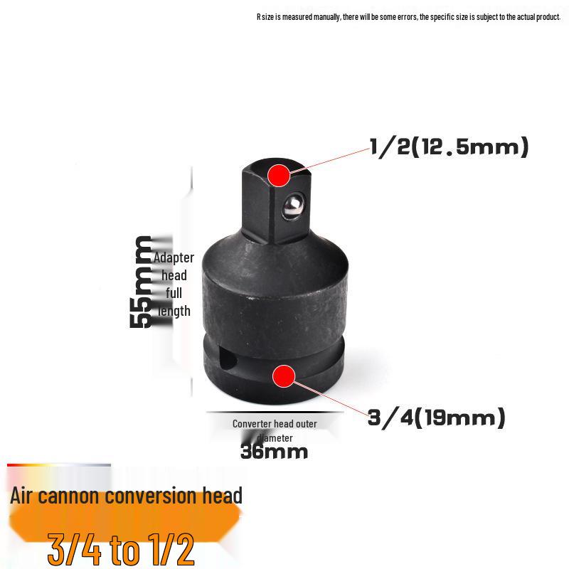 Square-to-Hex Socket Driver Adapter Rod for Electric Ratchet Wrench