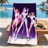 Custom Name Fantasy Heroes Stylish Digital Printing Beach Towel Quick‑Drying Absorbent Blanket for Beach Pool Gym Travel