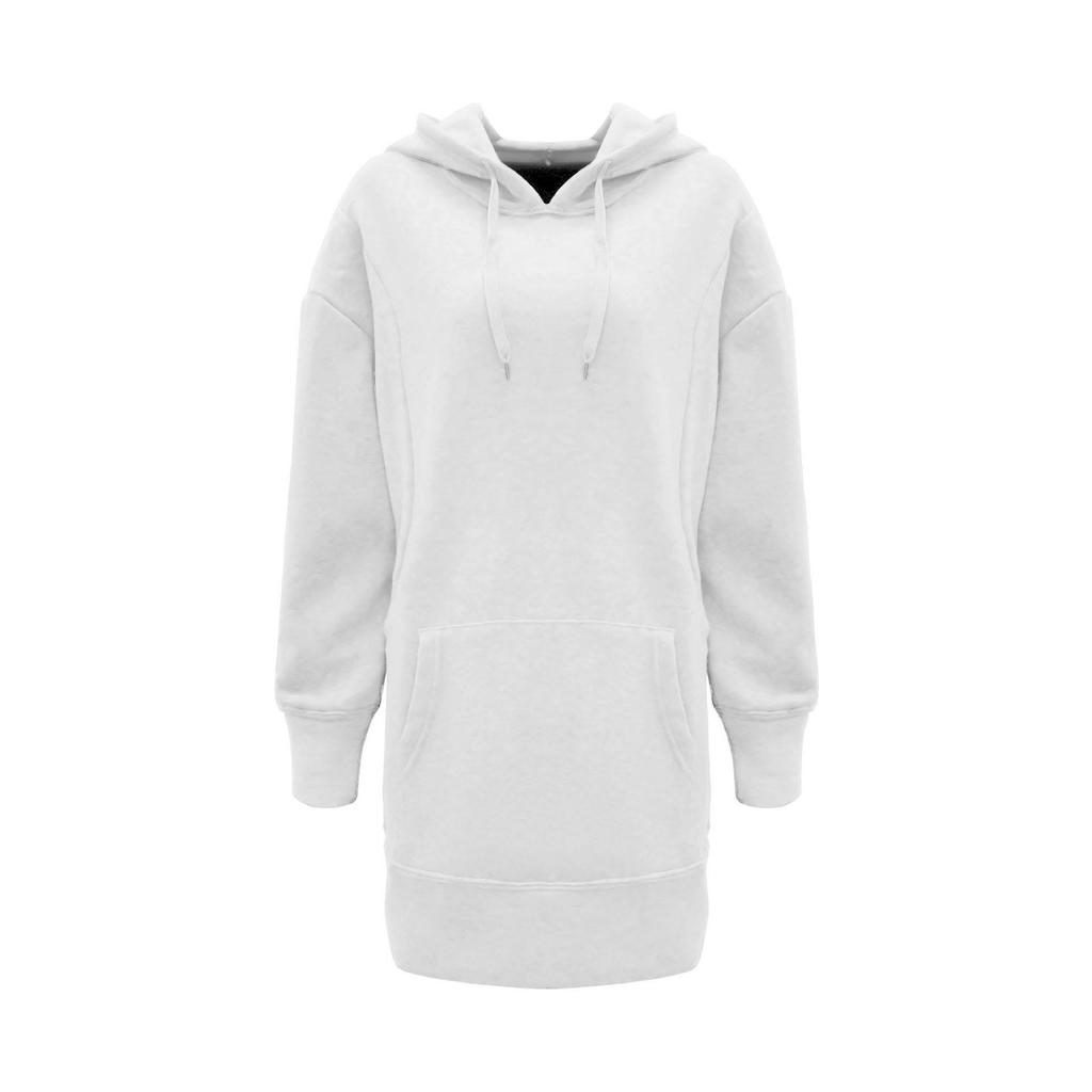 Women's Solid Color Pullover Hooded Loose Long Sleeved Thickened Hoodie for Women