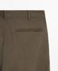 Masimodutti Linen Cotton Straight Fit Pants