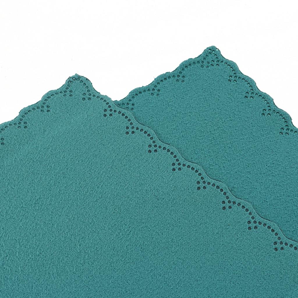 Pânză pătrată din bumbac pentru curățarea instrumentelor, Saxofon, Chitară, Vioară, Trompetă, cu perie pentru muștiuc, 8 buc. tampoane, fleece dublu față